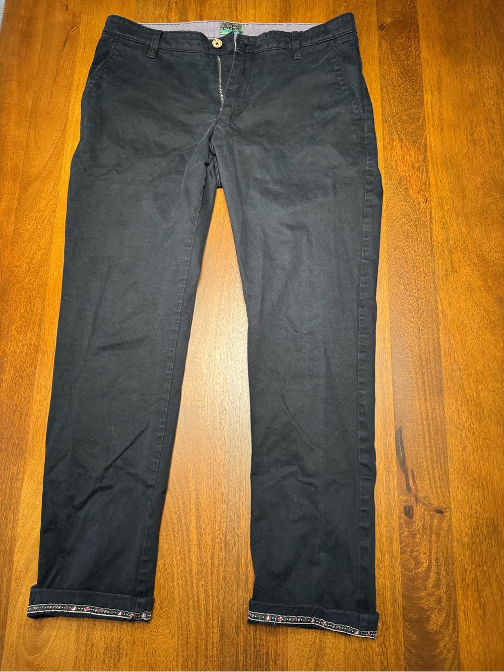 Men's Black Chino Pants - Tailored Casual Fit